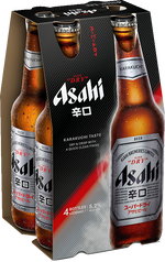 Asahi Super Dry 4 Pack (33cl Bottles) Richmond Marketing 18B197 BEER