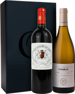 The Luxury French Wine Gift Set - Premium Bordeaux & Chablis Duo O'Brien's Wine Off Licence 40895 WINE