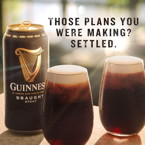 Guinness Draught Stout Beer 24 Pack (50cl Cans) M. and J. Gleeson Ltd (Beer a/c) 32818 BEER