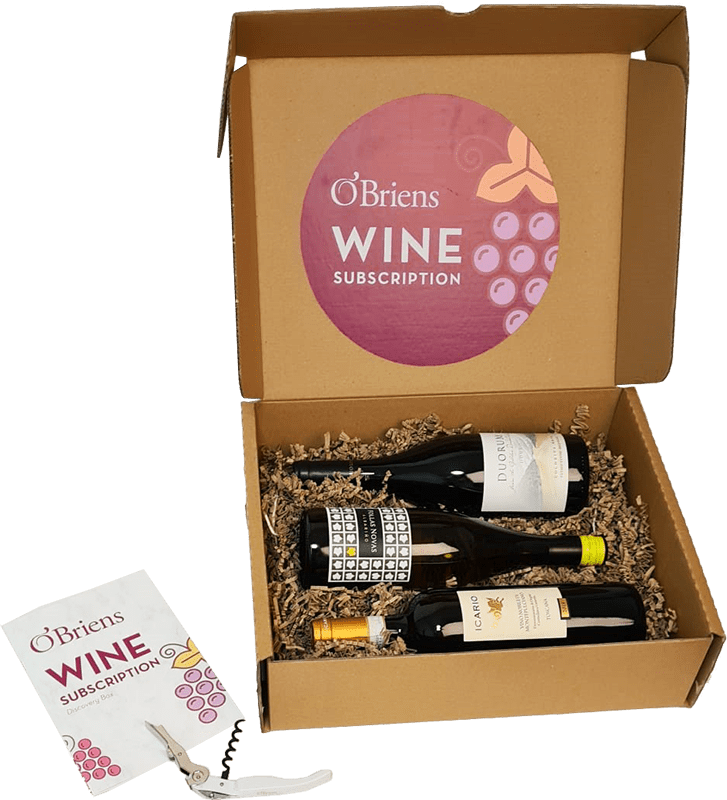 3 Month Wine Subscription from O'Briens Wine