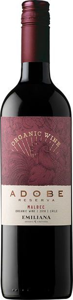 Adobe Organic Malbec Emiliana Viñedos 18WCHI010 WINE