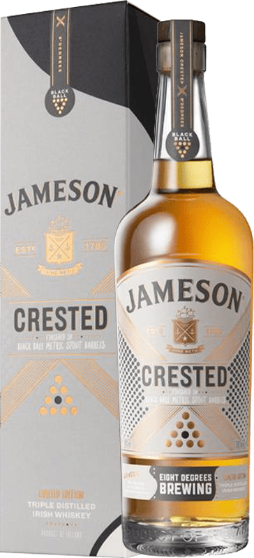 Jameson Crested X Eight Degrees 70cl Bottle IDL 31348 SPIRITS