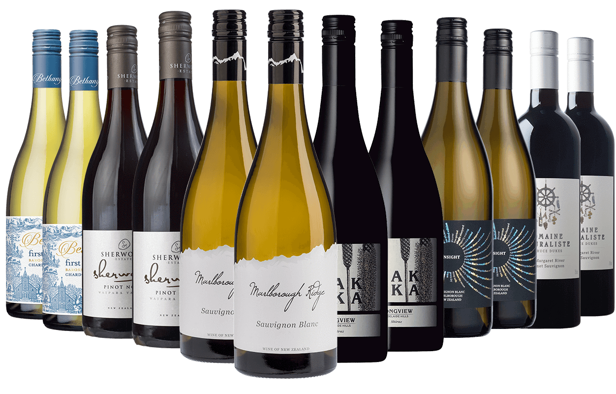 Down Under 12 Bottle Mixed Case O'Briens Wine