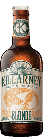 Killarney Brewing Golden Spear Blonde Ale 50cl Bottle M. and J. Gleeson Ltd (Beer a/c) 16B210 BEER