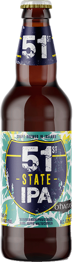 O'Haras 51st State IPA 50cl Bottle Carlow Brewing Company 17B212 BEER