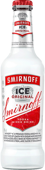 Smirnoff Ice Original Vodka Mixed Drink 27.5cl Diageo 20192 BEER