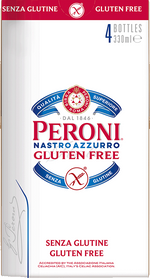 Peroni Gluten Free 4 Pack (33cl Bottles) Richmond Marketing 30166 BEER