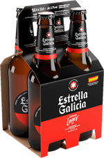 Estrella Galicia Lager 4 Pack (33cl Bottles) Carlow Brewing Company 30355 BEER