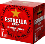 Estrella Damm 12 Pack (33cl Bottles) Noreast Beers 31212 BEER
