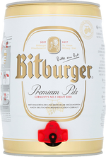 Bitburger Premium Pilsner 5L Mini Keg NAPELLA Ltd / Grand Cru Beers 33107 BEER