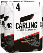 Carling 50cl Can 4 Pack COMANS (Beer Account) 40016 BEER