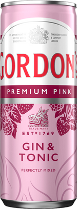Gordon's Pink & Tonic 25cl Can Diageo 40042 BEER