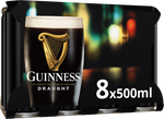 Guinness Draught 50cl Can 8Pk M. and J. Gleeson Ltd (Beer a/c) 40049 BEER