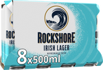 Rockshore 50cl Can 8 Pack M. and J. Gleeson Ltd (Beer a/c) 40101 BEER