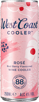 West Coast Cooler Rose 250ml Can Irish Distillers Ltd 40125 BEER