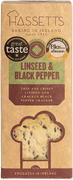 Hassett's Bakery Linseed & Black Pepper Cracker 125g O'Briens Wine SHOP_40522