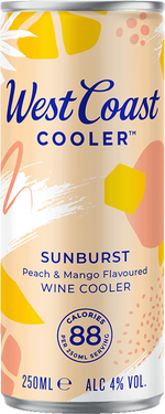 West Coast Cooler Sunburst 250ml Can Irish Distillers Ltd 40730 BEER