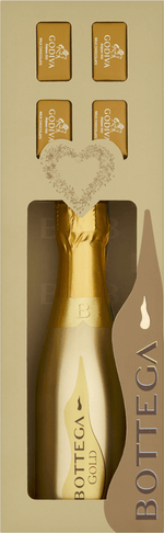 Bottega Prosecco Gold 20cl and 4 Godiva Chocolates Beams International Ltd 40927 SPARKLING