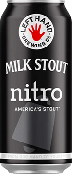 Left Hand Brewing Milk Stout 40.3cl Can NAPELLA Ltd / Grand Cru Beers 41032 BEER