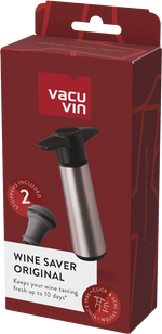 Wine Saver Stainless Steel 1 pump, 2 stoppers Vacu Vin B.V OTHER