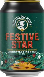 Northern Monk Festive Star Stout 330ml Can Fourcorners Marketing Ltd 41066 BEER