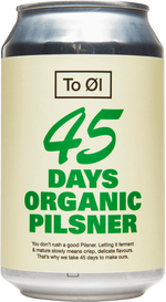 ToÓl 45 Days Organic Pilsner 33cl Fourcorners Marketing Ltd 41157 BEER