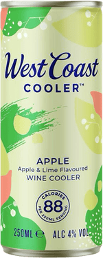 West Coast Cooler Apple Drop 250ml Can Irish Distillers Ltd 41282 SPIRITS