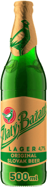 Zlaty Bazant 50cl Bottle M. and J. Gleeson Ltd (Beer a/c) 41352 BEER