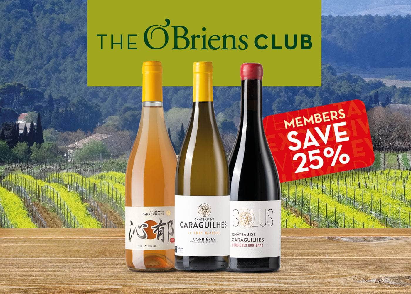 The O'Briens Club - Members Save 25%