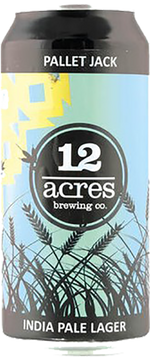 12 Acres Pallet Jack India Pale Lager 44cl Can 12 Acres Brewing Company 31111 BEER