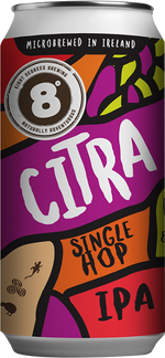 Eight Degrees Citra IPA 44cl Can Irish Distillers Ltd 18B051 BEER