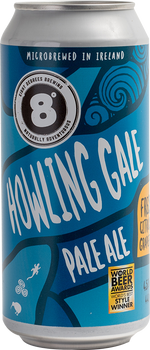 Eight Degrees Howling Gale 44cl Can Irish Distillers Ltd 30257 BEER