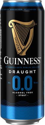 Guinness Draught 0.0 Alcohol Free Stout 24 Pack M. and J. Gleeson Ltd (Beer a/c) 32820 BEER
