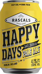 Rascals Happy Days Pale Ale 33cl Can Rascals Brewing Co. 18B047 BEER