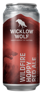 Wicklow Wolf Wildfire Hoppy Red Ale 44cl Can Alpha Beer and Cider Distribution 30603 BEER