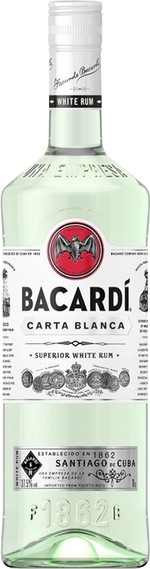 Bacardi Carta Blanca 1L DILLON 18901 SPIRITS