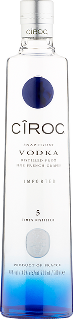 Ciroc Vodka 70cl Diageo 10S030 SPIRITS