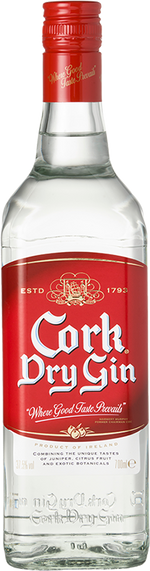 Cork Dry Gin 70cl Irish Distillers Ltd 18029 SPIRITS