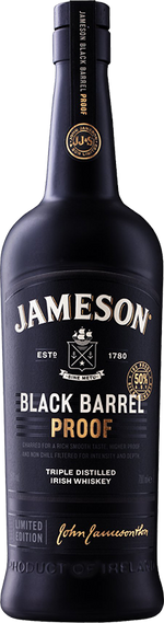 Jameson Black Barrel Proof 70cl Btl Irish Distillers Ltd 32159 SPIRITS