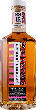Method & Madness Japanese Cedarwood 70cl btl Irish Distillers Ltd 32527 SPIRITS
