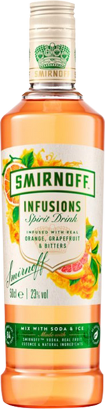 Smirnoff Infusions Orge, Grapefruit & Bitters 50cl Diageo 30271 SPIRITS