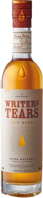 Writers' Tears Red head Single Malt 70cl Dalcassian Wines and Spirits Co 16S052 SPIRITS