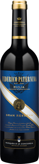 Federico Paternina Gran Reserva Rioja Marques de la Concordia (United Wineries Ltd) 18WSP005 WINE