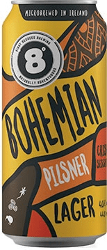 Eight Degrees Bohemian 44cl Can IDL 31173 BEER