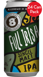 Eight Degrees Full Irish 24 Pack 44cl Cans IDL 31007 BEER