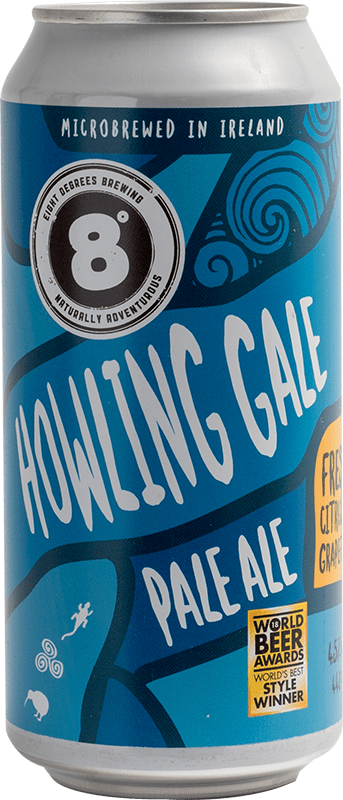 Eight Degrees Howling Gale 44cl Can IDL 30257 BEER