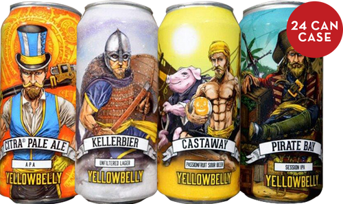 YellowBelly Mixed Case (24 Cans) ALPHA 31391 BEER