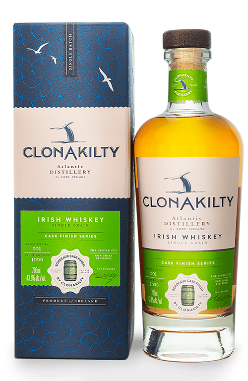 Clonakilty Single Grain Bordeaux  Finish 70cl - SPIRITS | O'Briens Wine