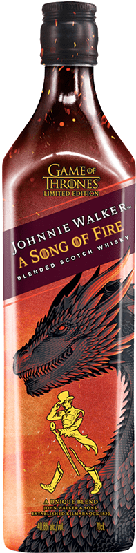 Game of Thrones Johnnie Walker A Song Of Fire 70cl DIAGEO 30718 SPIRITS