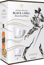Johnnie Walker Black Label Glass Pack 70cl DIAGEO 18S111 SPIRITS